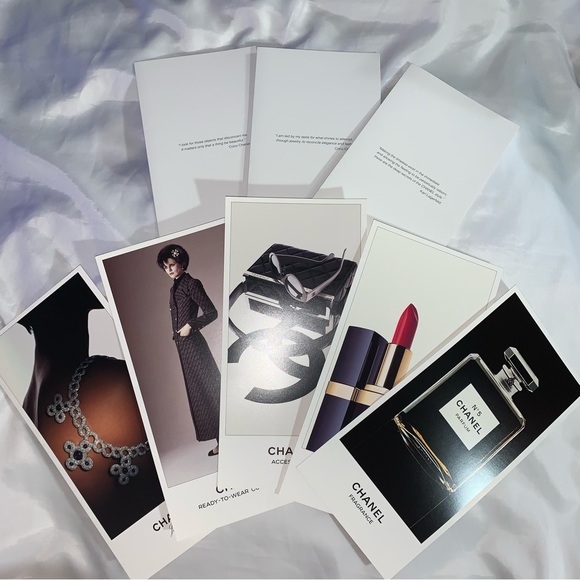 RARE! vintage 1996 CHANEL marketing ephemera BOX SET for NYC Flagship Store - Picture 4 of 12